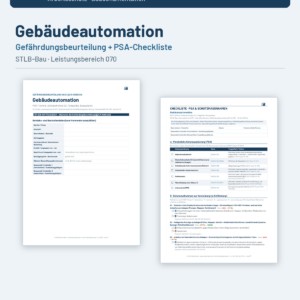 Gefährdungsbeurteilung + Checkliste + Leitfaden – Gebäudeautomation (STLB-Bau LB 070)